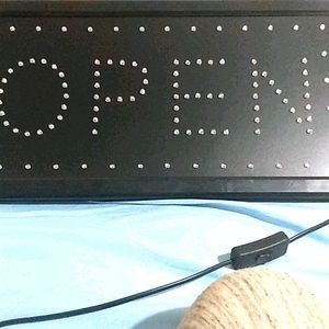 Open sign